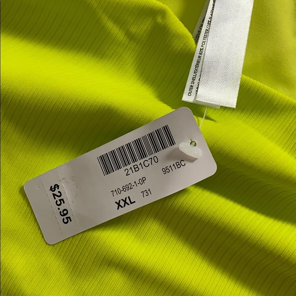 Hi Waisted Bikini Bottom NWT La Vie en Rose XXL - Picture 3 of 6